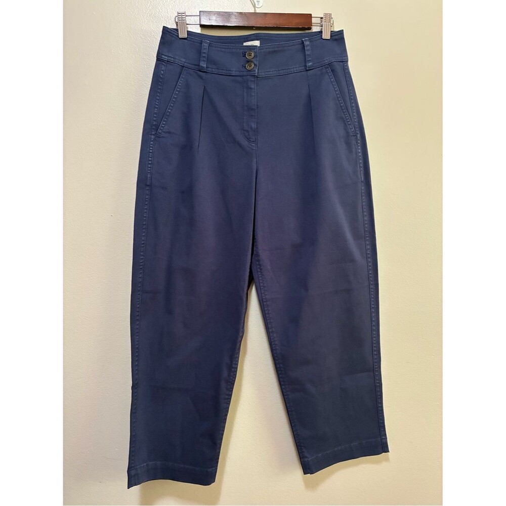 J Crew Navy High-Waist Crop Pants size 6 nwt